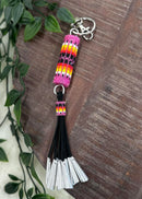Peyote Stitched Jingle Keychain - Large