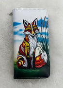 Faux Leather Embossed Wallet