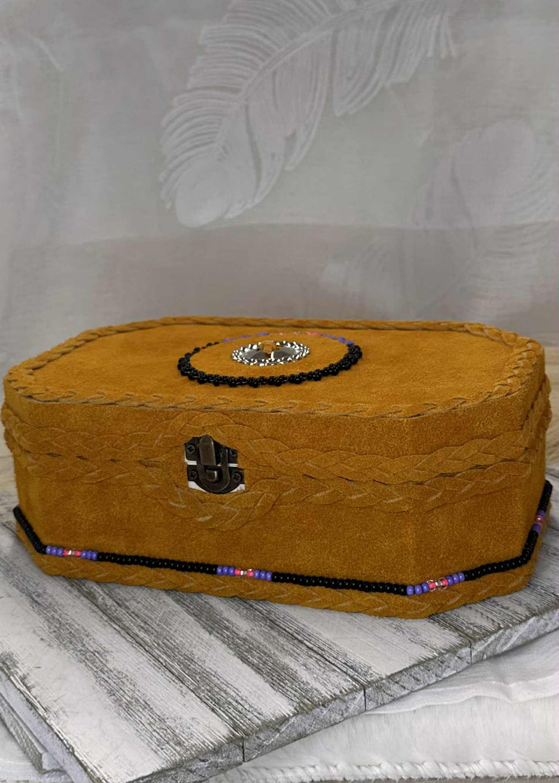 Leather Wrapped Boxes