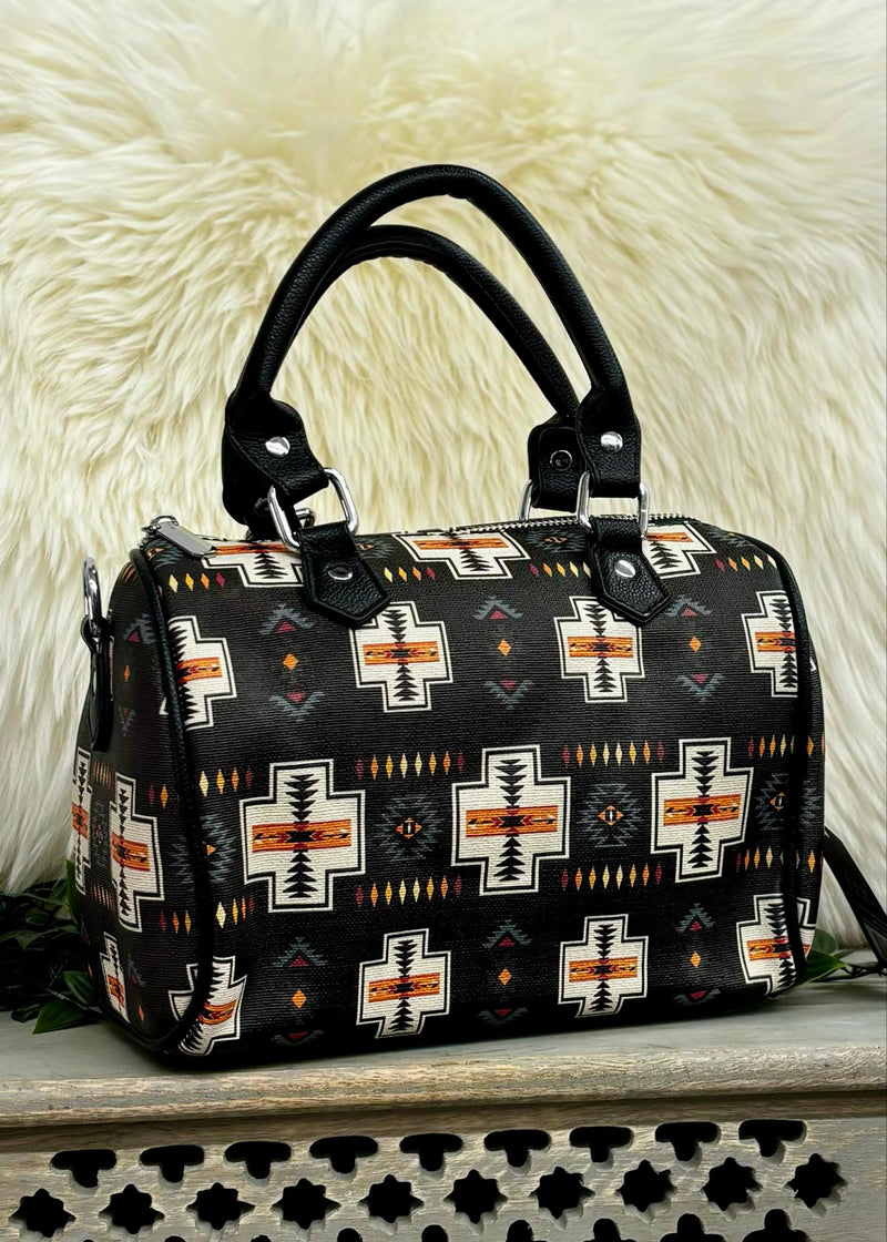 Mini Duffle Style Handbag