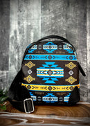 Mini Tribal Print Backpack