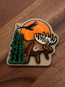3D Wood Artist Magnet