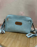 Faux Leather Compact Crossbody