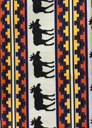 Moose Pattern Fabric