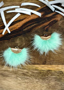 Fur Tassel with Gold