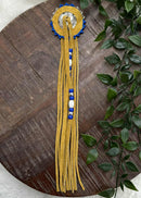 Small Leather Wrapped Barrette