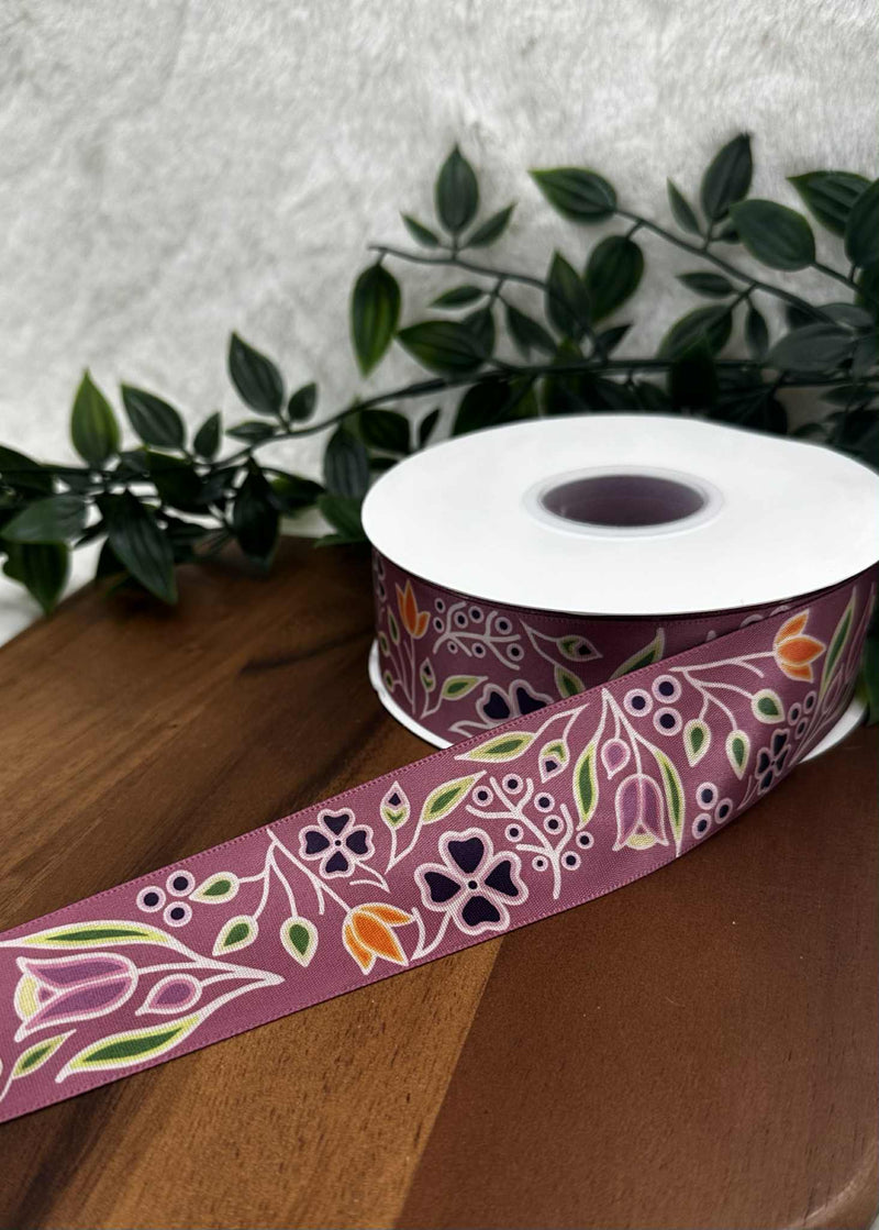 Renata Fall Floral Ribbon