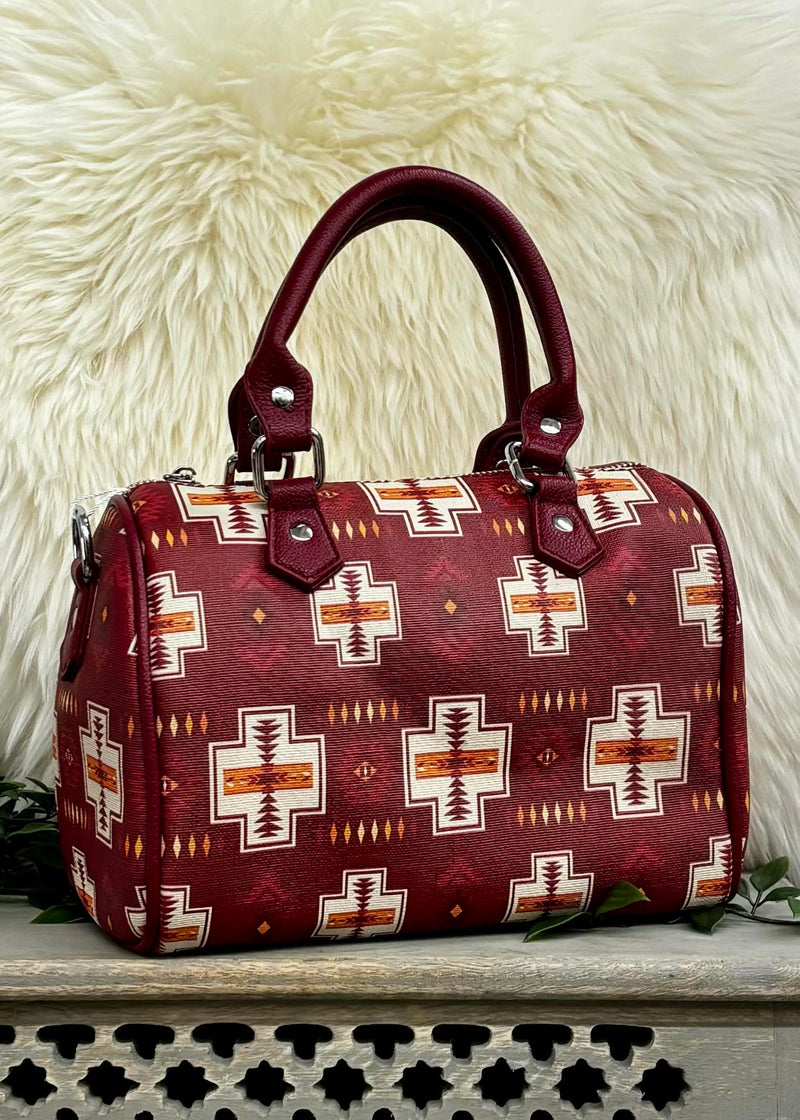 Mini Duffle Style Handbag