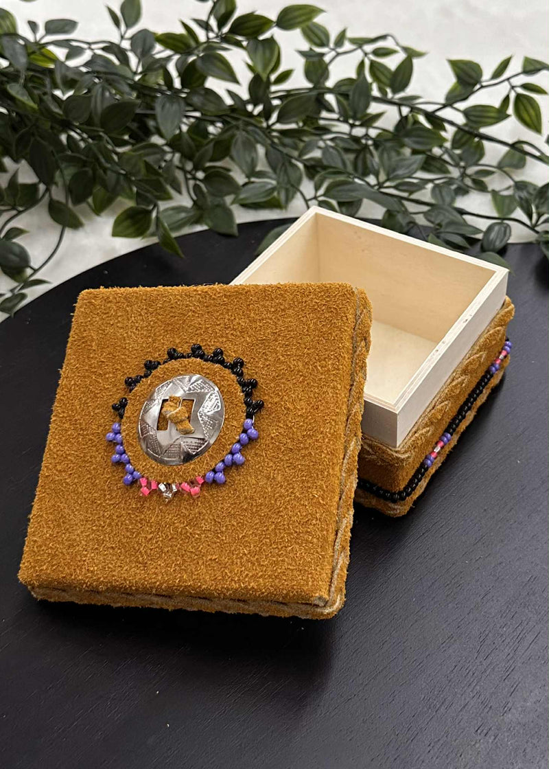 Leather Wrapped Boxes