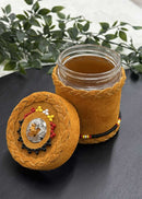 Leather Wrapped Jars