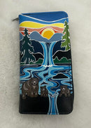 Faux Leather Embossed Wallet