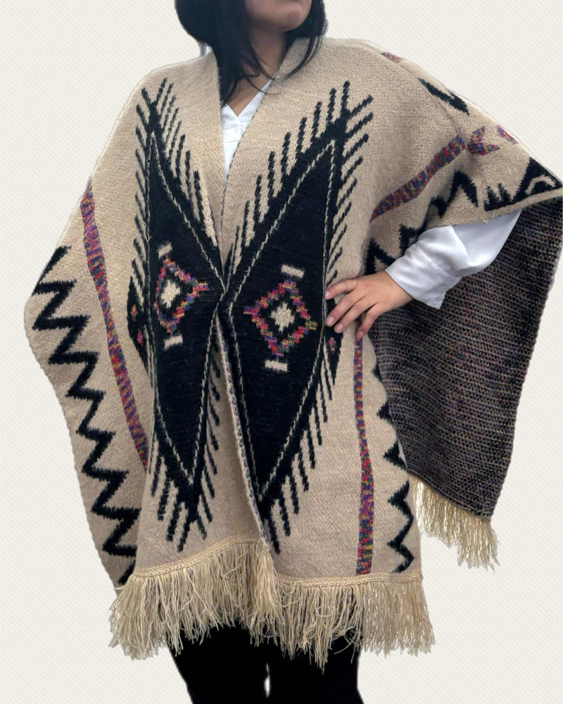 Navajo Fall Poncho