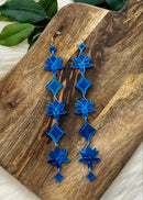 Diamond Floral Earrings