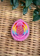 Rainbow Teardrop With Post Phone Holder