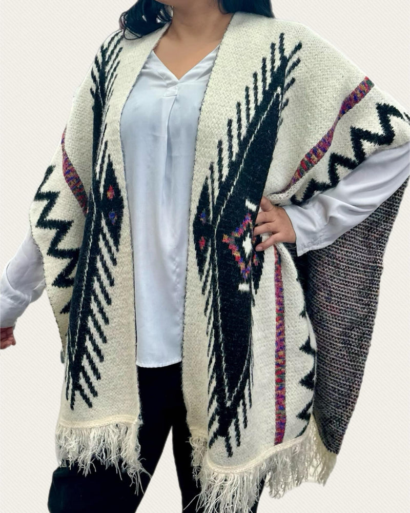 Navajo Fall Poncho