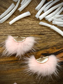 Fur Tassel with Gold