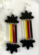 Four Direction Flower Earrings