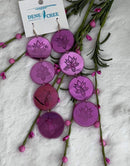 Metallic Medallion Earrings