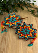 Large Starburst Barrette with Stick