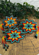 Large Starburst Barrette with Stick