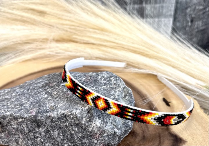 Feather Beaded Headbands