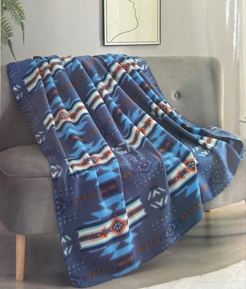 Cozy Rolled Polar Fleece Blankets