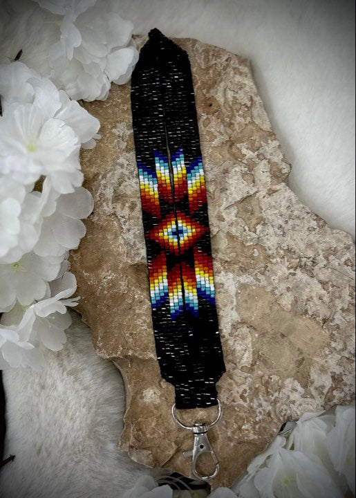 Starburst Loomed Wrist Lanyard