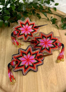 Large Starburst Barrette with Stick