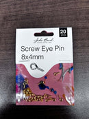 8x4mm Screw Eye Pins