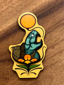 3D Wood Artist Magnet