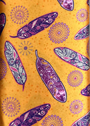 Jackie Traverse Feather Satin Fabric