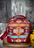 Mini Tribal Print Backpack