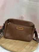 Faux Leather Compact Crossbody