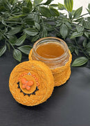 Leather Wrapped Jars