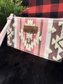 Sherpa Aztec Canvas Clutch