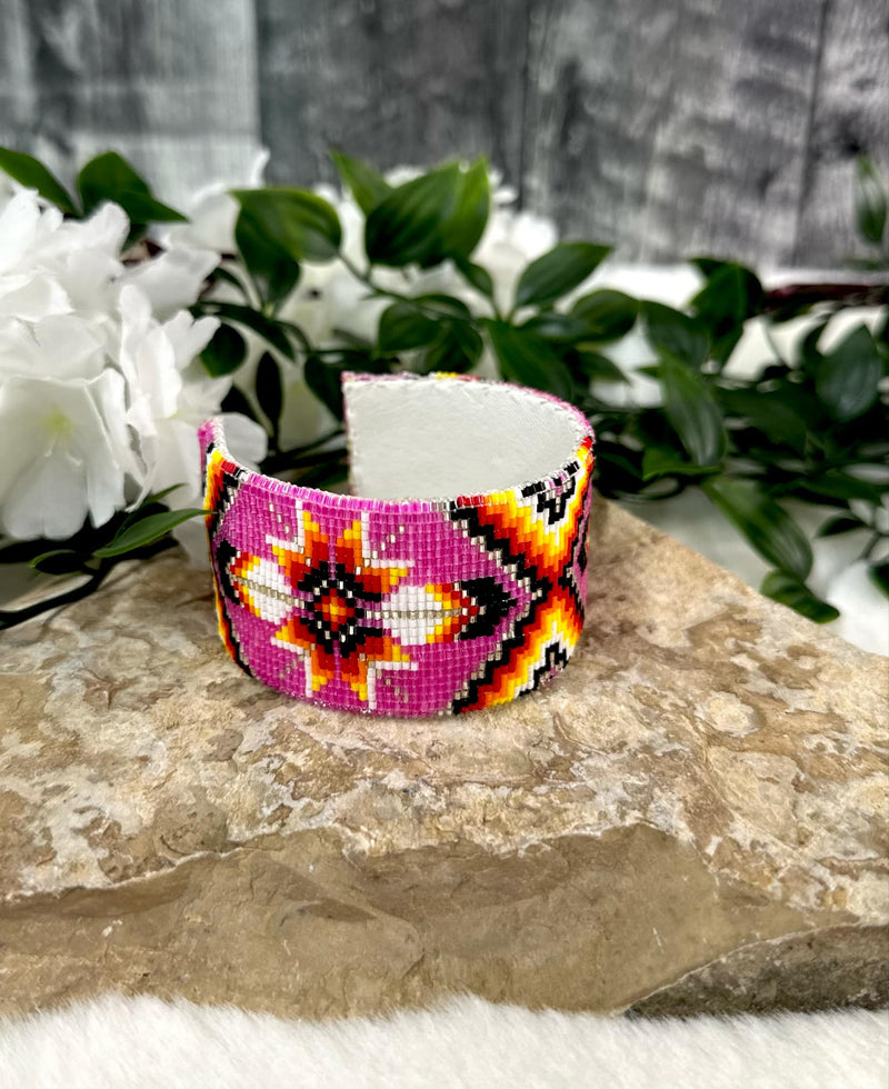 Starburst with feather Band Bracelet