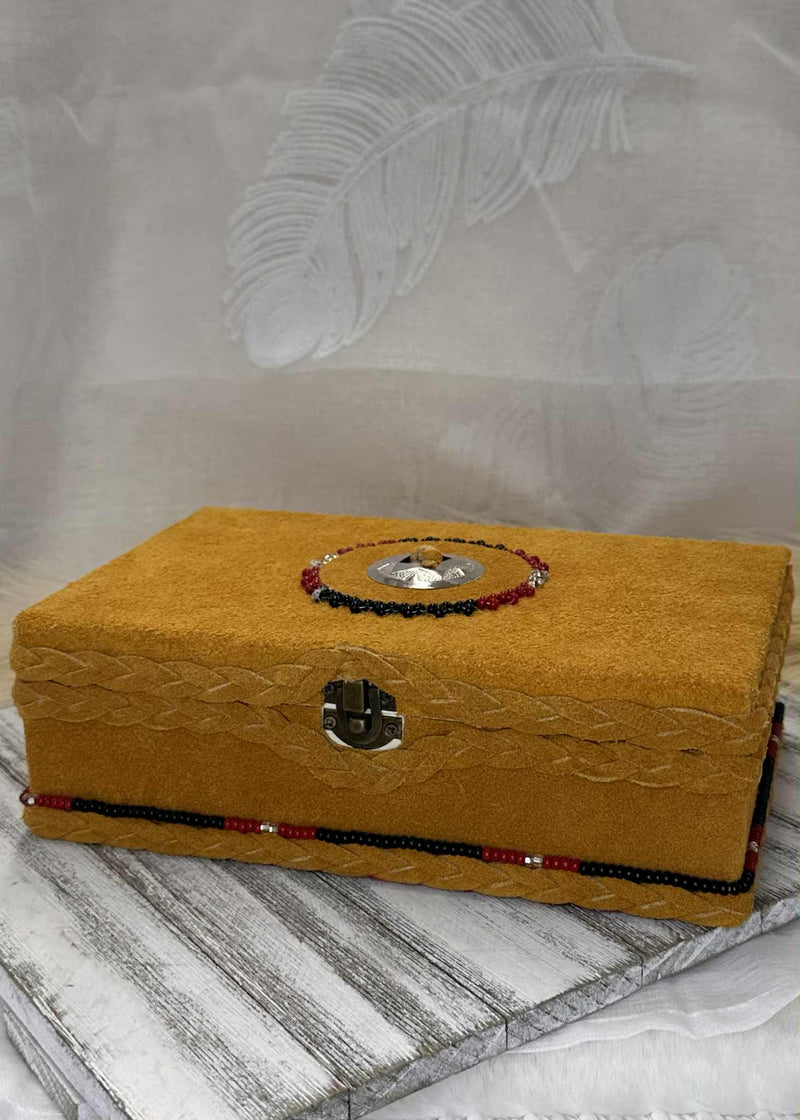 Leather Wrapped Boxes