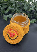 Leather Wrapped Jars