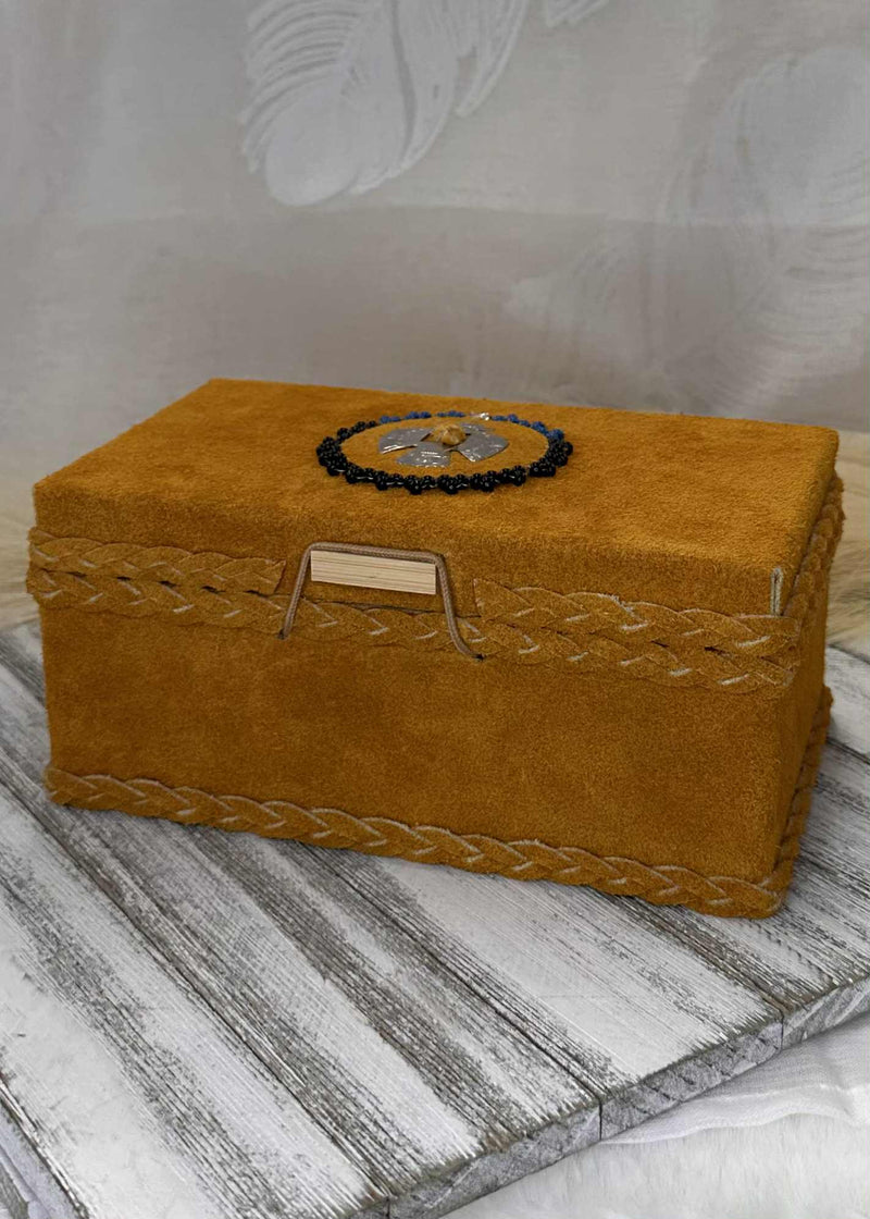 Leather Wrapped Boxes