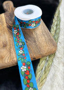 Ojibway Floral Strawberries Ribbon