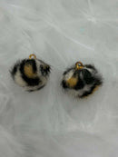 Cheetah Print Pom-Pom