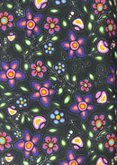 Jackie Traverse Ojibway Floral- Jersey Fabric