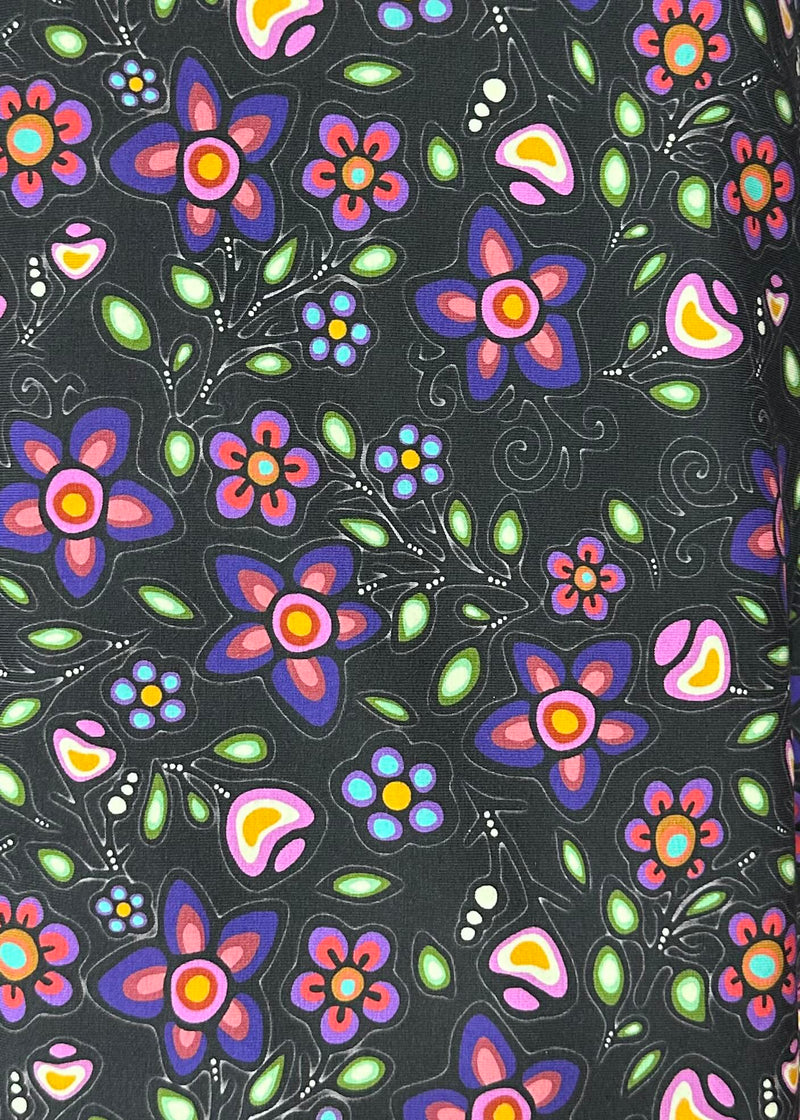 Ojibway Floral Jersey Fabric