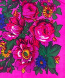 Non Metallic Floral Scarves