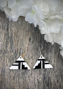 Aztec Resin Earrings