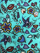 Ojibway Floral Fabric by Jackie Traverse 4