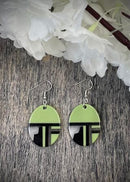 Aztec Resin Earrings