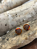 Beaded Stud Earrings