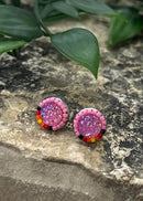 Beaded Stud Earrings