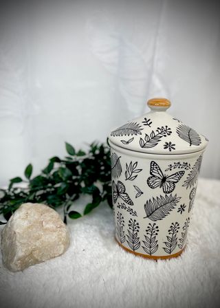 Fern/Garden Goodie Jar- $40.00